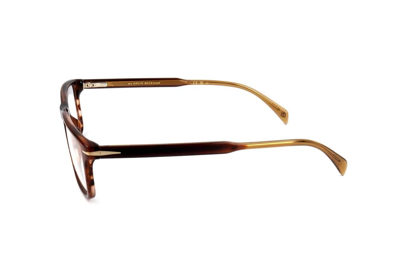 David Beckham DB1135 Eyeglasses - BROWN HORN - view 4